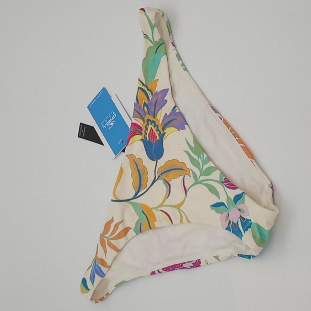 O'Neill Villa Floral Rockley Bikini Bottom Vanilla L